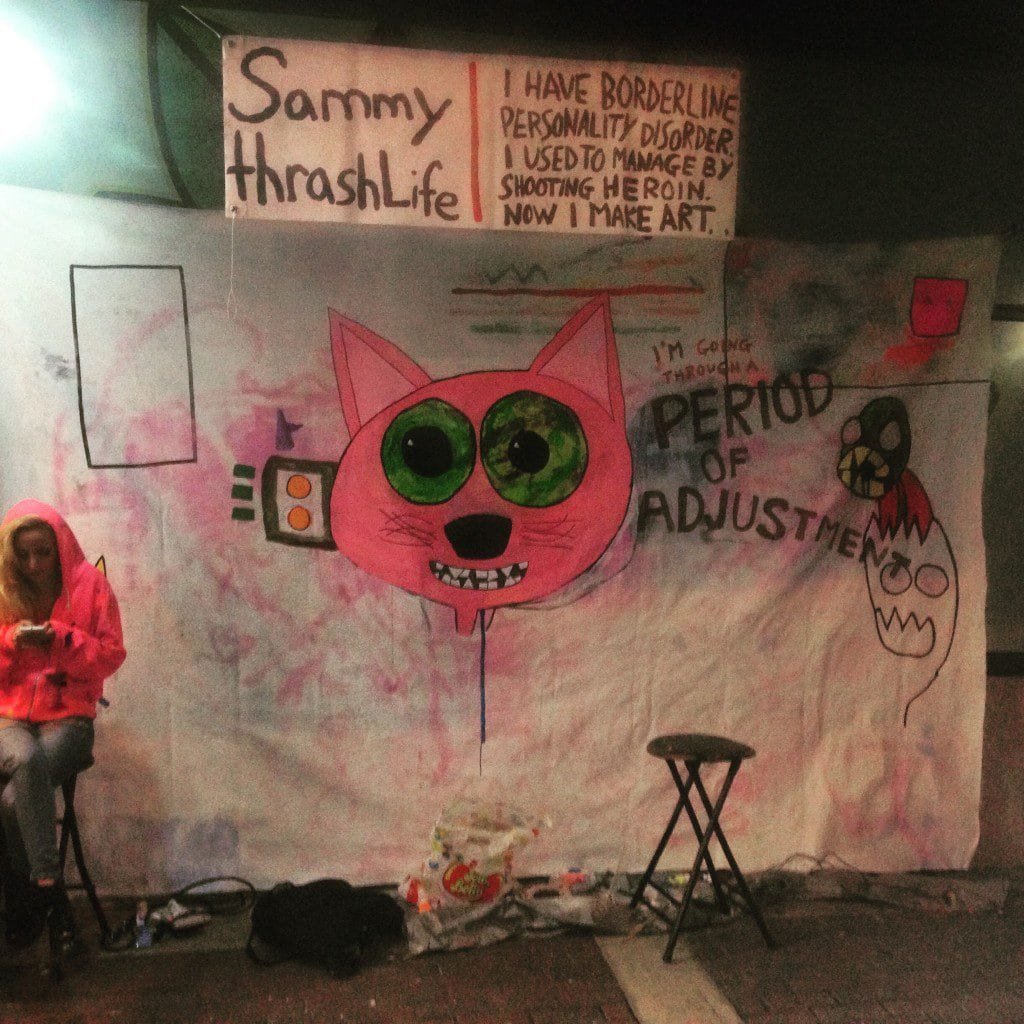 Inspired by Lukah's giant green eyes.