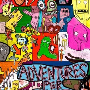 "Adventures Per Minute" 12x16-inch art print