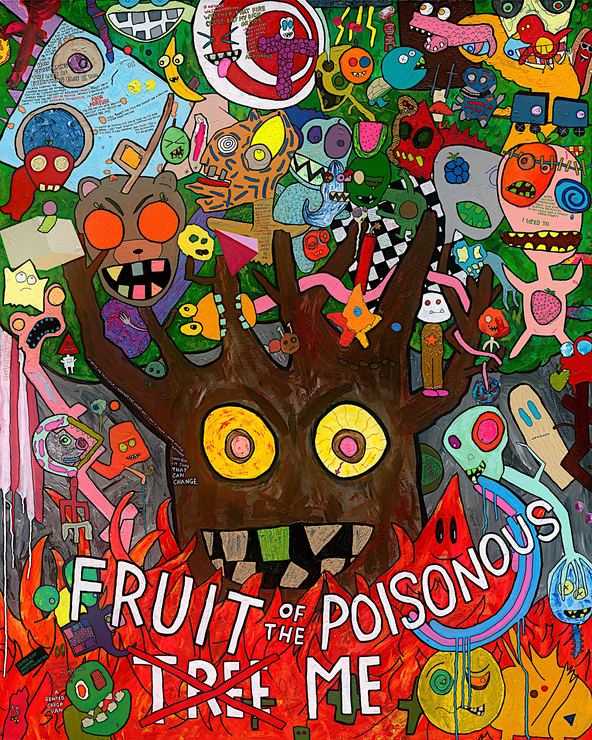 "Fruit of the Poisonous Me" 12x16-inch art print