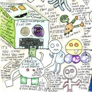 "I Finally Understand All Those Straight Edge Songs on the Radio!" 5x5-inch art print