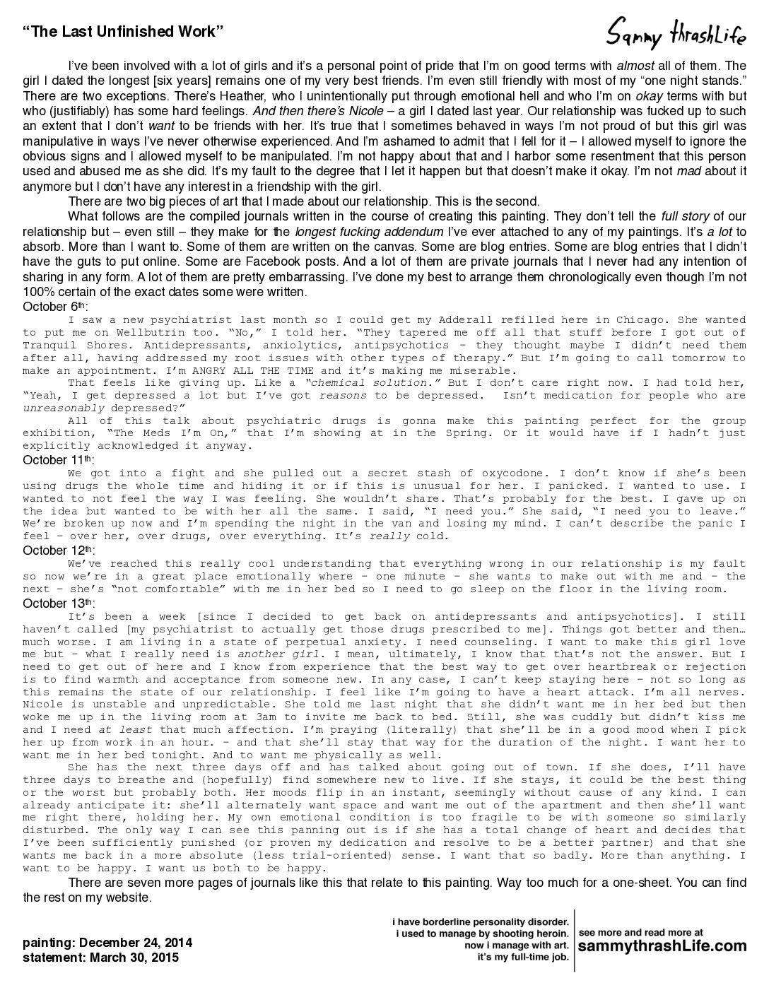 “The Last Unfinished Work" 11x14-inch art print - Image 3