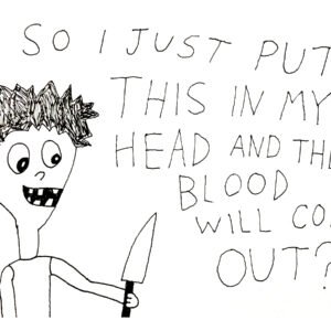 "MFC 2.0 (So I Just Put This in My Head and the Blood Will Come Out?)” 8x6-inch art print