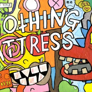 "NOTHING MATTRESS" 14x7-inch art print