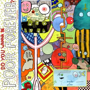 "POOR FOREVER" 12x12-inch art print
