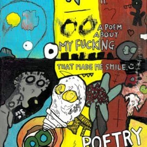 "Poetry By Girls I've Brutally Fucked" 7x14-inch art print