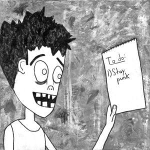 "Stay Punk" 12x12-inch art print