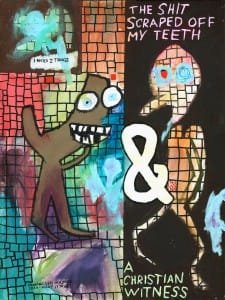 "Amazon Wishlist." 12/19/13. Acryic paint and food coloring. 18x24".