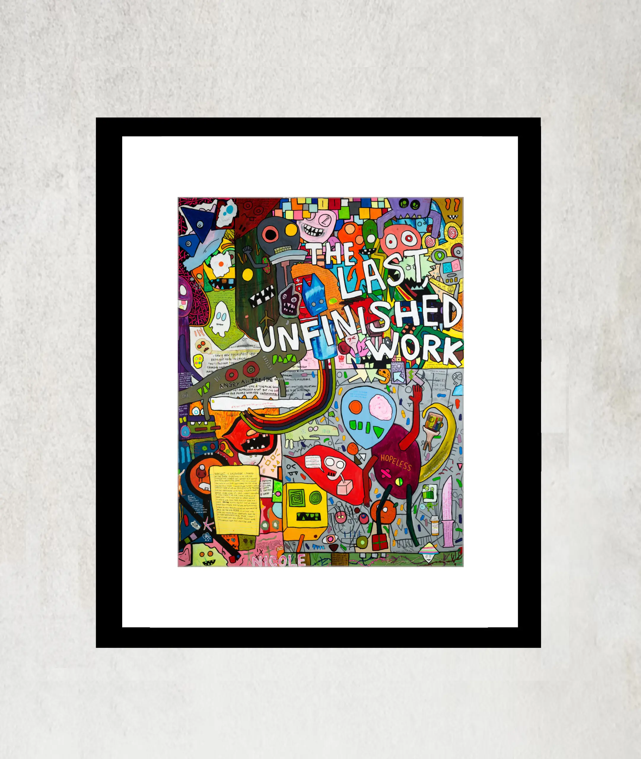 “The Last Unfinished Work" 11x14-inch art print - Image 2