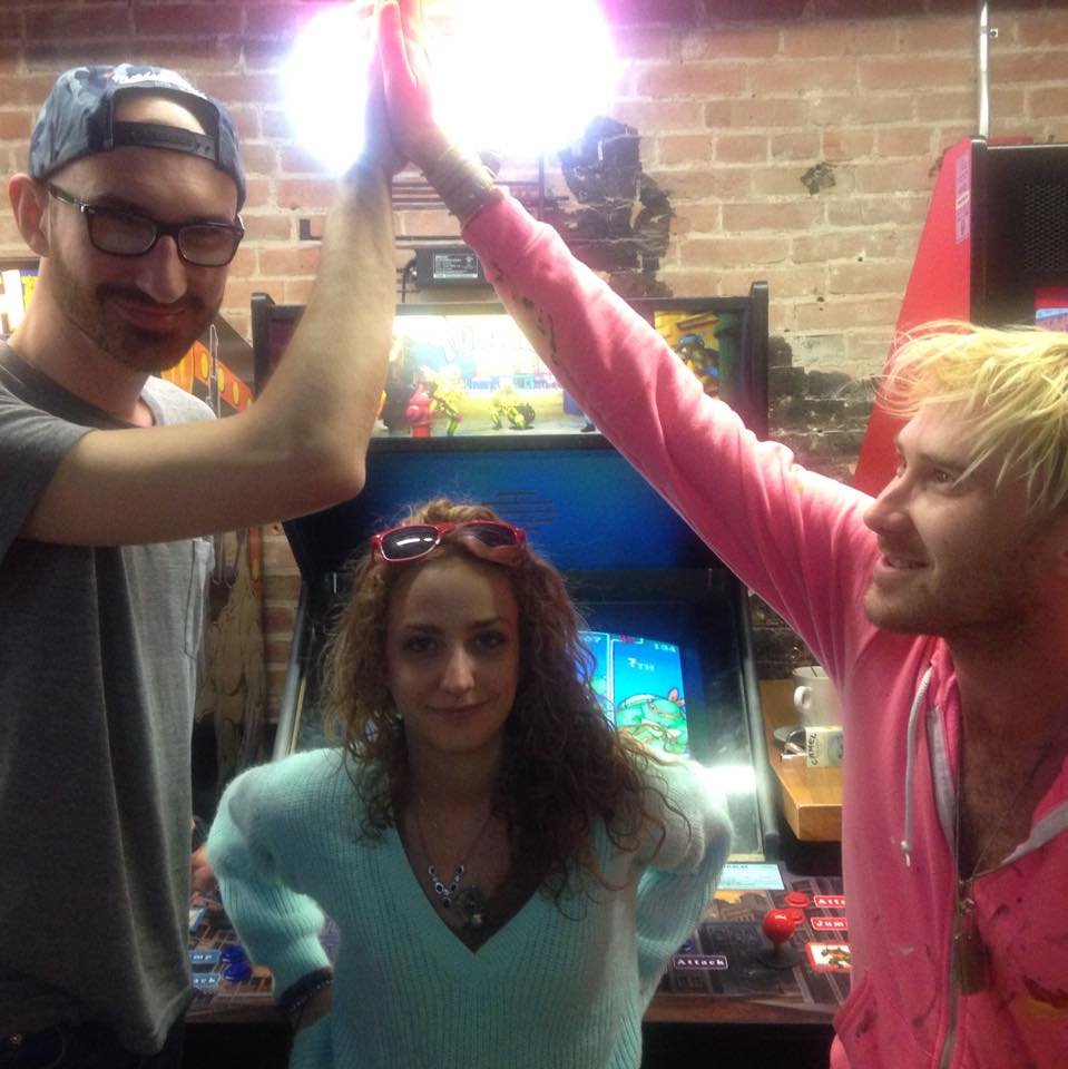 Pete took Wallis 'n' me to an arcade in Iowa City, where the three of us beat the Teenage Mutant Ninja Turtles video game and became the undisputed ninja champions of the midwest.