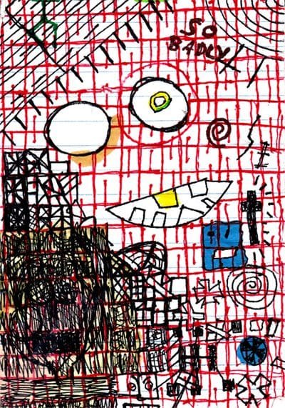 "So Badly." 1/14/14. Ink. 3 ½x5".